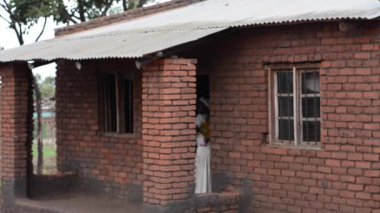 Nanjiri 'deki okul binası, Lilongwe, Malawi' nin dışında.