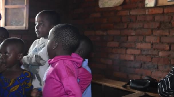 Azonosítatlan Gyermekek Egy Óvodában Nanjiriben Lilongwe Külvárosában Malawi 2020 December — Stock videók