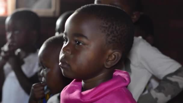 Niezidentyfikowane Dzieci Przedszkolu Nanjiri Obrzeżach Lilongwe Malawi Grudnia 2020 — Wideo stockowe