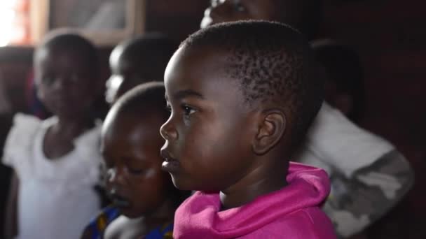 Niños Identificados Preescolar Nanjiri Las Afueras Lilongwe Malawi Diciembre 2020 — Vídeo de stock