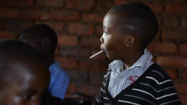 Niños Identificados Preescolar Nanjiri Las Afueras Lilongwe Malawi Diciembre 2020 — Vídeo de stock