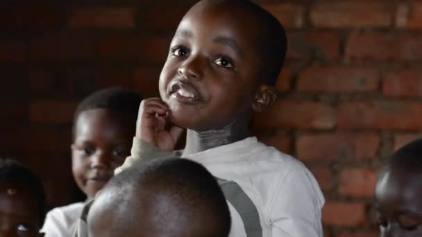 Crianças Não Identificadas Uma Pré Escola Nanjiri Nos Arredores Lilongwe — Vídeo de Stock