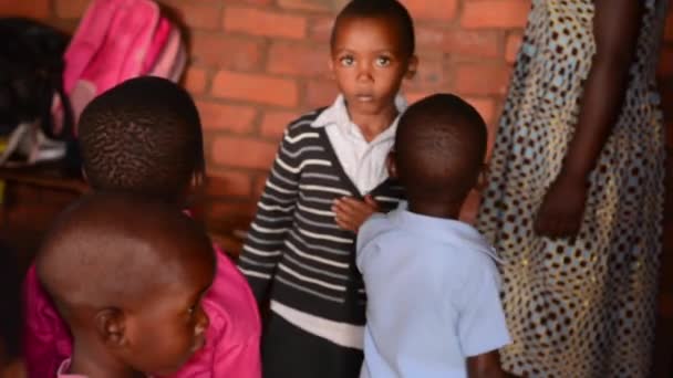 Crianças Não Identificadas Uma Pré Escola Nanjiri Nos Arredores Lilongwe — Vídeo de Stock