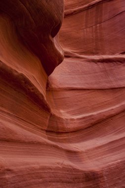 Antilop Kanyonu, Page, Arizona, ABD yakınlarında. Antilop Kanyonu, Amerika 'nın güneybatısındaki en çok ziyaret edilen ve en çok fotoğraflanan kanyondur..