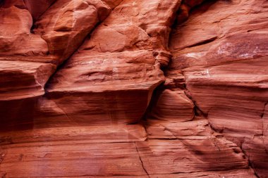 Antilop Kanyonu, Page, Arizona, ABD yakınlarında. Antilop Kanyonu, Amerika 'nın güneybatısındaki en çok ziyaret edilen ve en çok fotoğraflanan kanyondur..