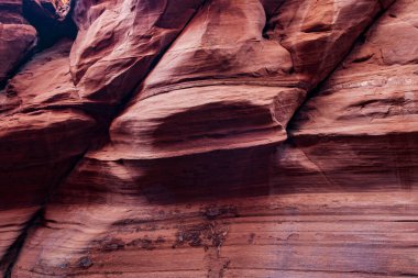 Antilop Kanyonu, Page, Arizona, ABD yakınlarında. Antilop Kanyonu, Amerika 'nın güneybatısındaki en çok ziyaret edilen ve en çok fotoğraflanan kanyondur..