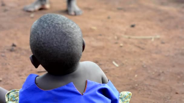 Dedza Malawi Kimliği Belirsiz Bir Çocuk Aralık 2020 — Stok video