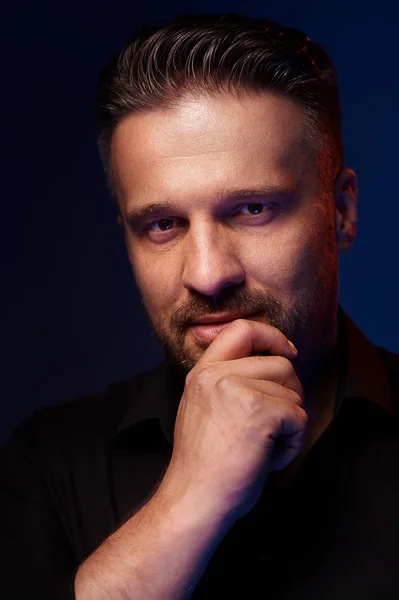 Portrait of a man, closeup — Stock Photo, Image