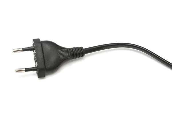 Electric plug on white background — Stock Photo, Image