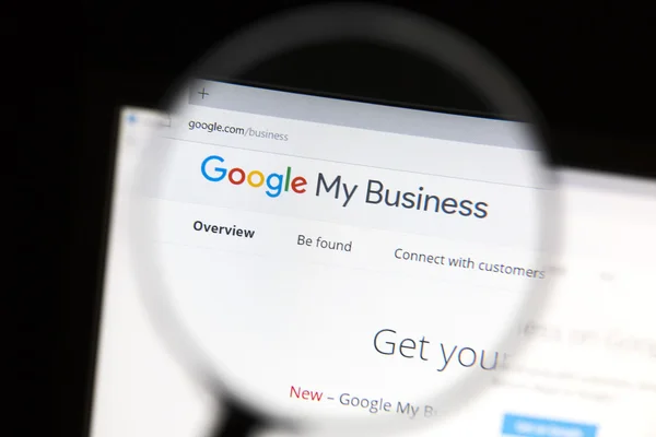 Google My business website — Stock Photo, Image