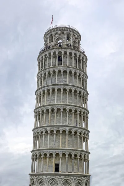Pisa Itália Dezembro 2018 Torre Inclinada Pisa Famoso Destino Viagem — Fotografia de Stock