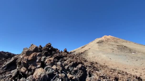 Mount Teide Tenerife Kanárské Ostrovy Španělsko — Stock video