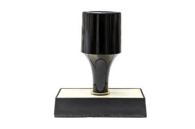 Beyaz arka planda siyah pul