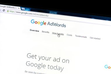 Google Adwords Web sitesi