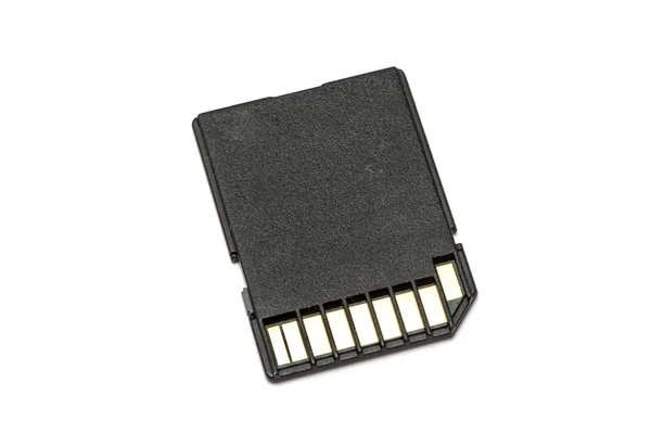 SD card on white background — Stock Photo, Image