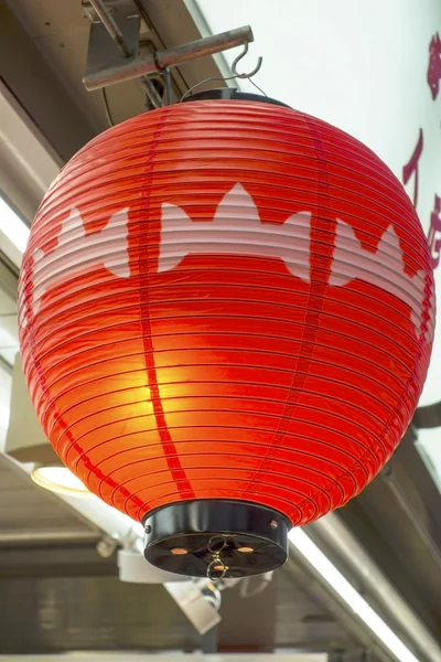 Japanese red lantern — Stock Photo, Image