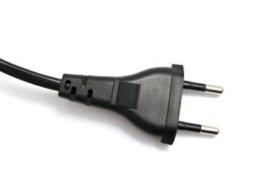 Beyaz arkaplanda elektrik prizi