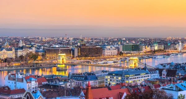 Budapest, Lánchíd, Magyarország — Stock Fotó