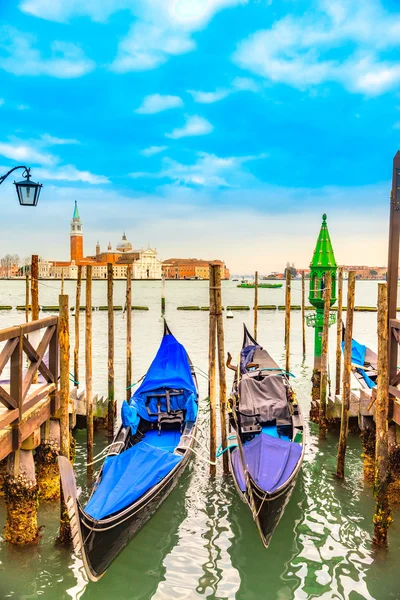 Gondels in Venetië, Italië — Stockfoto