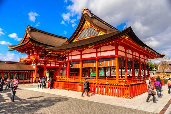 Fushimi Inari taisha tapınak Kyoto, — Stok fotoğraf