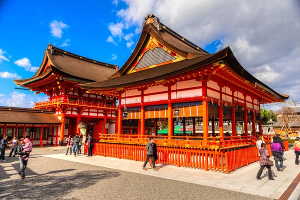 Santuario de Fushimi Inari Taisha en Kyoto , —  Fotos de Stock