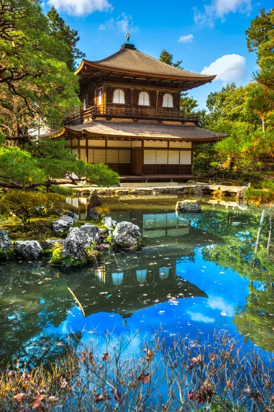 Ginkakuji (Srebro Pawilon), Kioto, Japonia. — Zdjęcie stockowe