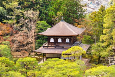 Ginkakuji (Gümüş Pavilion), Kyoto, Japonya.