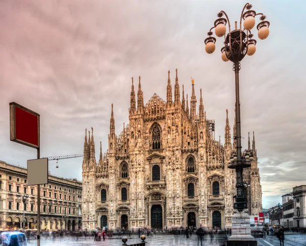 Duomo Milana, Itálie. — Stock fotografie