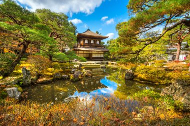 Ginkakuji (Gümüş Pavilion), Kyoto, Japonya.