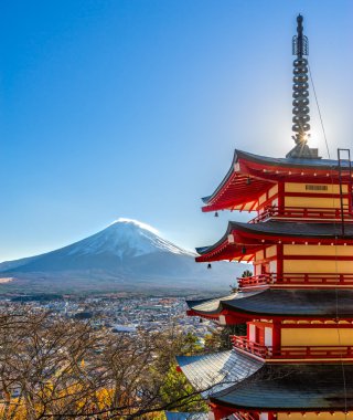 Mount Fuji, Japan. clipart