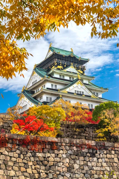 Kasteel Osaka in osaka, japan. — Stockfoto