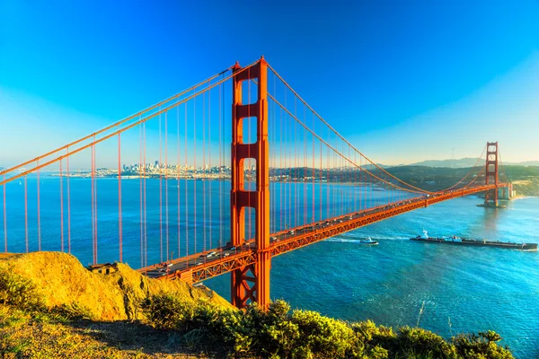 Golden gate, san francisco, california, Amerikai Egyesült Államok. — Stock Fotó