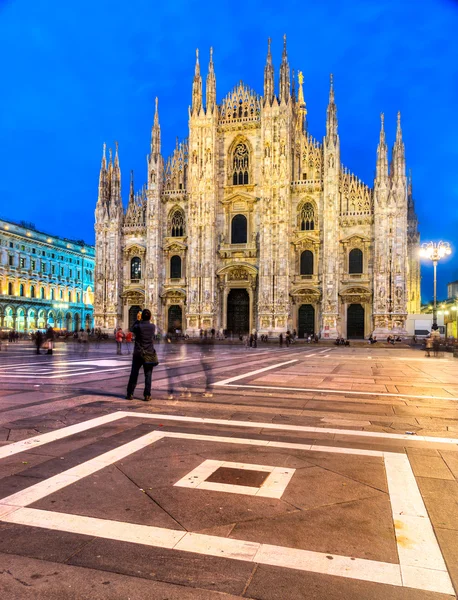Duomo Milana, Itálie. — Stock fotografie