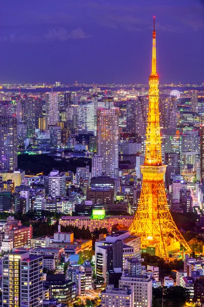 Vista de Tokyo Skyline Tokio, Japón . —  Fotos de Stock