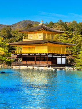 Kinkakuji (Golden Pavilion), Kyoto, Japan. clipart