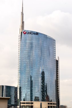 Milan, İtalya - Porta Nuova alan.