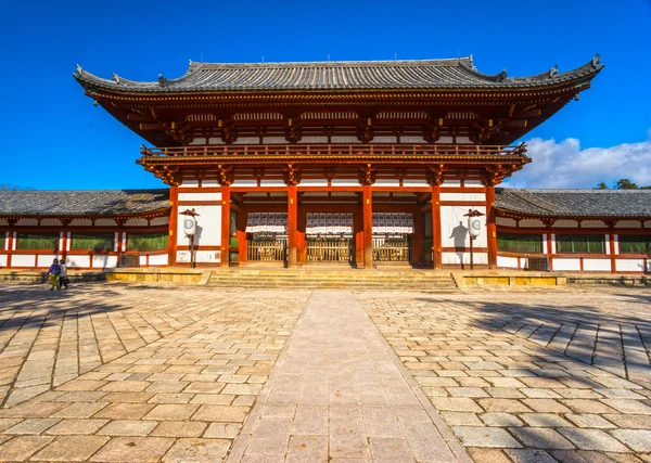 Tempio di Todai-ji in Nara, Giappone . — Foto Stock
