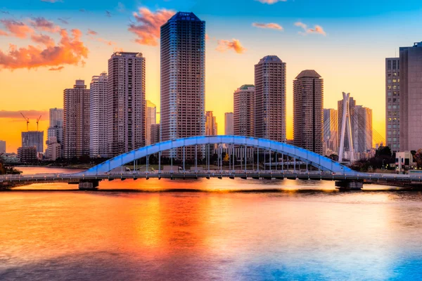 Tokyo skyline, Japan. — Stockfoto