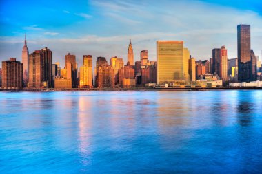 new York'taki Manhattan skyline