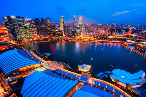 Singapore city skyline — Stock Photo, Image