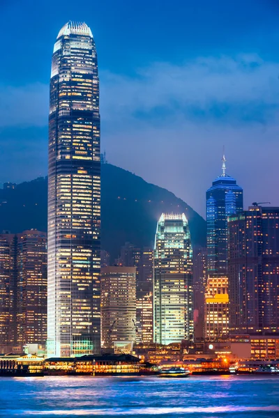 香港スカイラインの眺め — ストック写真