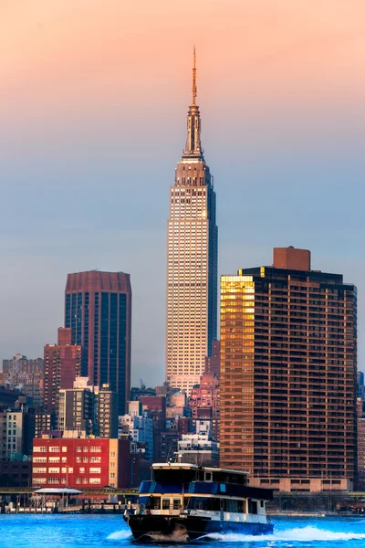 Skyline di Manhattan a New York — Foto Stock