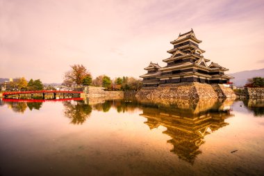 Matsumoto Castle in Japan clipart