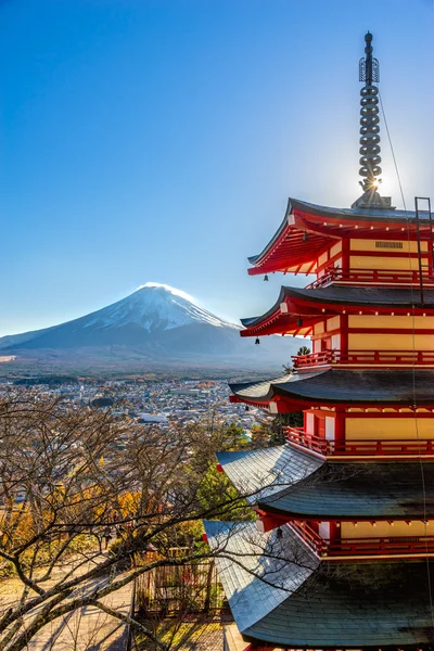 Mount fuji in het Japans — Stockfoto