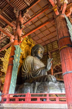 Büyük Buda Todai-ji Tapınağı: Nara, Japan.