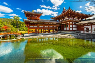 Tapınak Byodo içinde. Kyoto