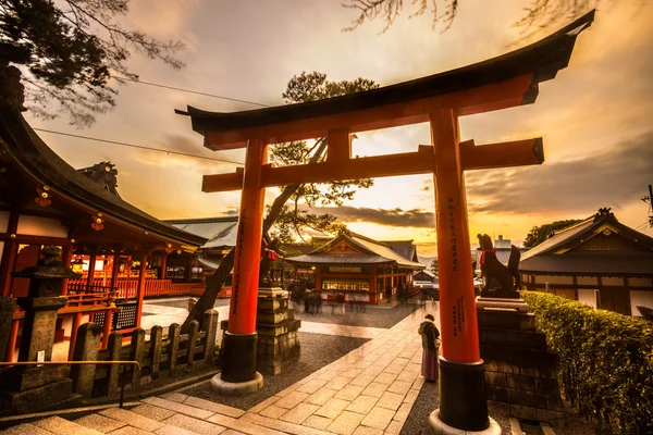 Sanctuaire Fushimi Inari Taisha à Kyoto , — Photo