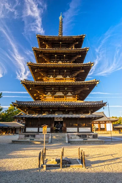 Horyu-ji ναός στη Nara της Ιαπωνίας — Φωτογραφία Αρχείου