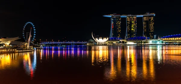 Panorama města Singapur. — Stock fotografie