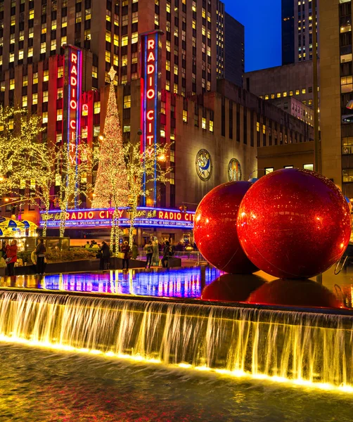 Radio City Music Hall, New York City, Usa — Stock fotografie